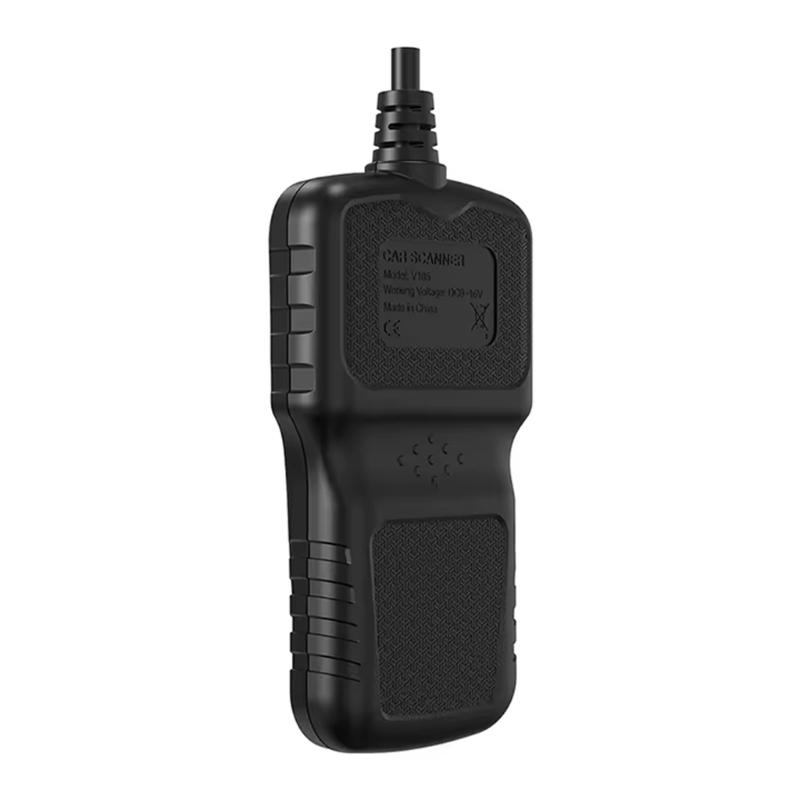 Direct Use OBD2 Vehicle Diagnostic Tool with Display and Control Pad, Handheld Fault Device for Daily Engine Warning Review and Battery Checks