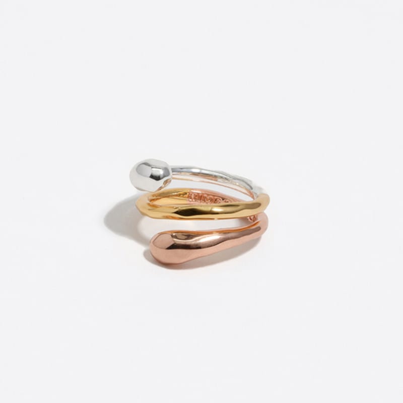 BIMBA Y LOLA [25FW] BIMBA Y LOLA Three Textured Spiral Ring B256AIR003MUD