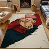 Split Persona Anime Rug Design Patterned Carpet, Non Slip Mat Suitable for Living Room and Bedroom Sofas