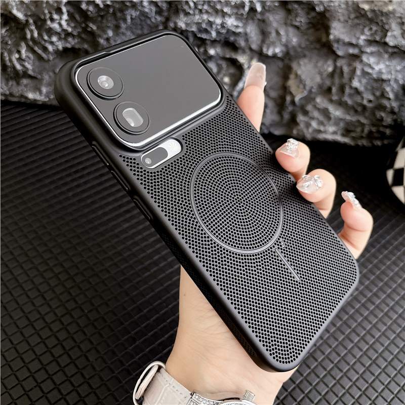 Applicable To Xiaomi 17ProMax Mobile Phone Case Honeycomb Heat Dissipation Xiaomi15 Ultra-thin Hard Anti-drop Matte Magnetic Suction Sheath
