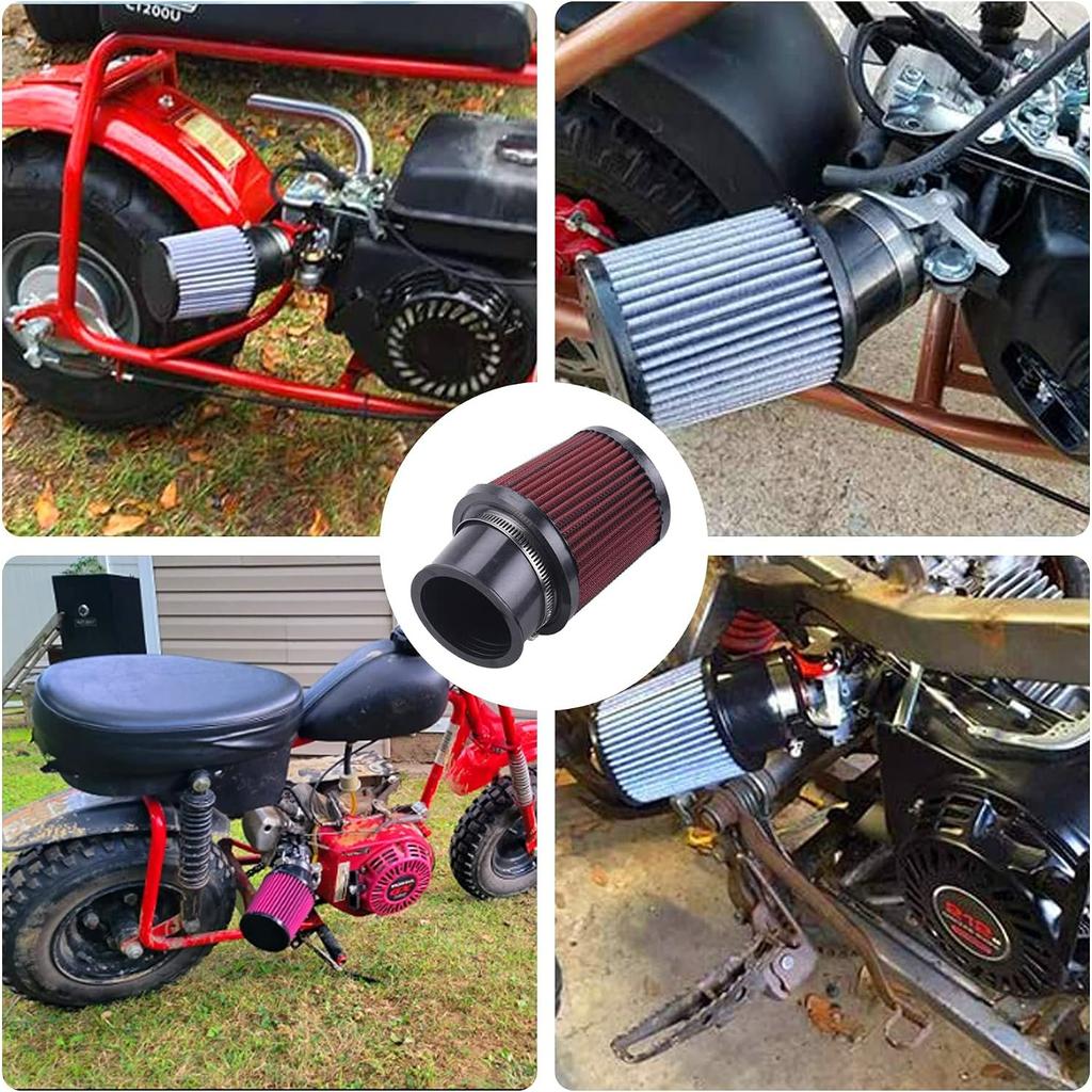 Hochleistungs-Upgrade-Luftfilter-Adapter Ansaug-Zündkerzen-Kit für Predator 212cc 6,5 PS Motor Mini-Bike Go-Kart Racing