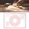 Household Kitchen Silicone Nonstick Baking Mat Rolling Dough Pad Cake Pastry Cooking ToolsRed