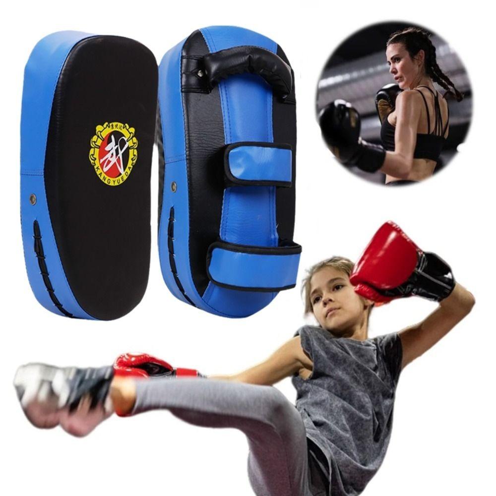 Thickened Karate Punching Pad Curved Boxing Kick Target Professional Punching Shield Pad  Kids