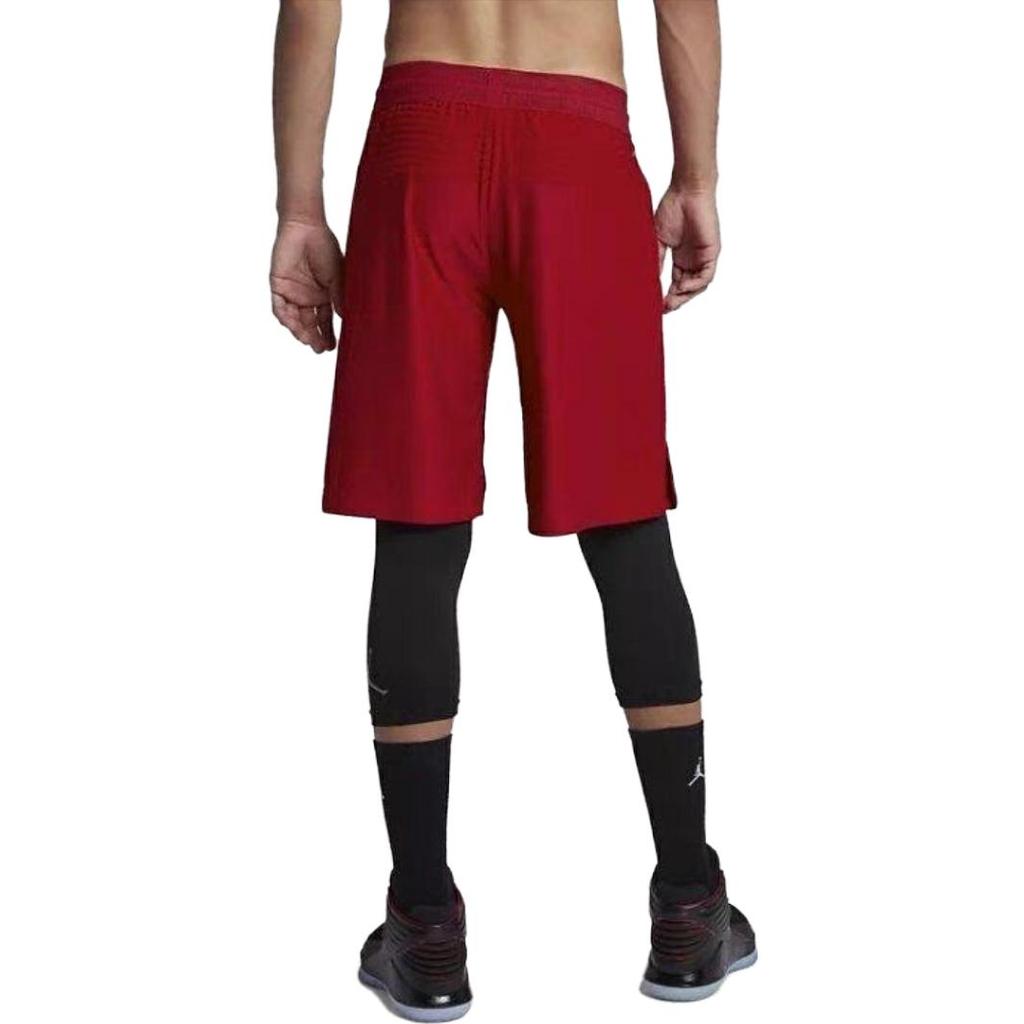 Jordan Logo Atmungsaktive Schnürung Figurbetonte Basketballhose Herrenhose Rot 887447-687