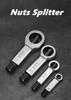 Heavy-Duty Nut Screw Splitter Set Remover Tools Nut Breaker Tool Durable Portable Manual Remover Extractor Hand Splitting Tool