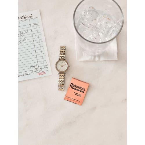 Fossil CARLIE MINI ES4649 Women's Watch, Officially Imported, Pink Gold