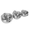 3PCS Soup Pot Set Stainless Steel Thick Bottom Anti Stick Cooking Pots with Anti Scald Handle Lids for Kitchen