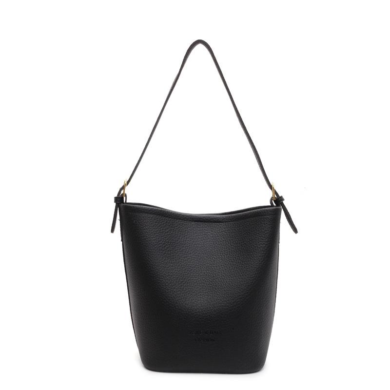 Retro Simple Mother And Child Bag Bucket Bag Women'S Fashion Shoulder Underarm Bag Foreign Style Versatile Messenger Bag