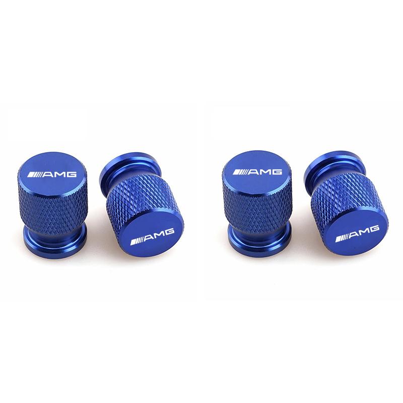 Car Wheel Tire Valve Caps Tyre Stem Covers Airdust Waterproof For Mercedes-Benz AMG CLA CES CLS GLK CLK CLG GLE GLC Accessories