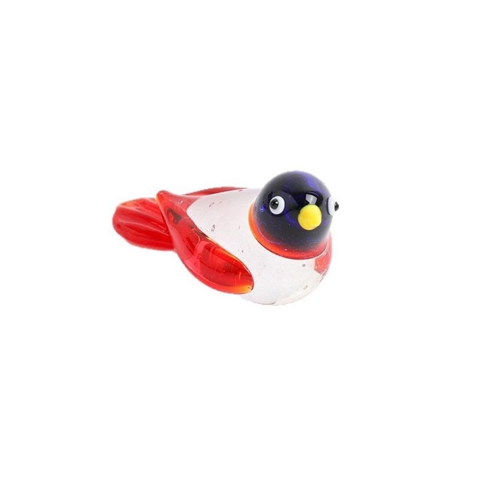 Handmade Glass Bird Figurine Mini Decorative Figurine New Animal Statue