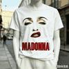 Camiseta de Algodón Transpirable Suave de Manga Corta con Estampado Gráfico de Madonna para Unisex Unisex Oversize Producto Caliente Suave