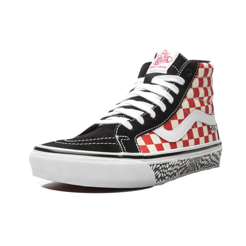 Vans Skate Sk8 Hi Reissue 'Grosso 84 Red Checkerboard' Vans VN0A5KYR428