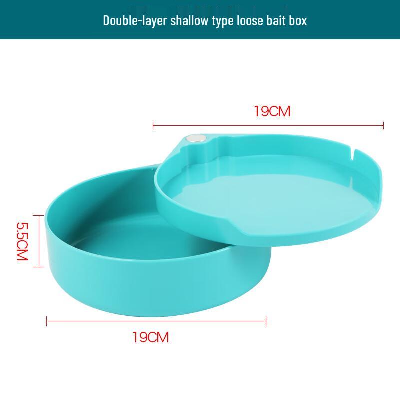 Double-Layer Fishing Bait Tray Standard Size