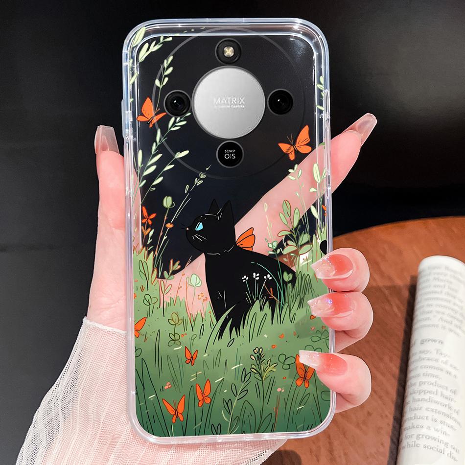 

Clear Case For Honor X6D X8D X9D 4G 5G Funny Animals Bumper For Honor X6D X8D X9D Cover Soft TPU Silicone Protective Funda Honor X8d