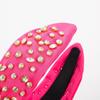 Full Diamond Knotted Headband Exaggerated Design Rhinestone Headband  Women's Hair Accessories