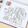 K-Pop Demon Hunters Coloring Book Set Crayons Watercolor Palette Included Creative Art Activity Kit Kids 3D for Kid Friendly Entertaining Fun Play