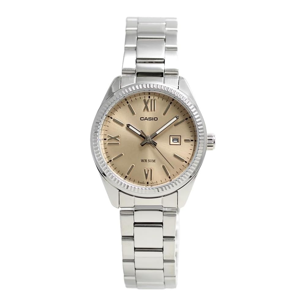 Casio LTP-1302DD-4A2 Quartz Women s Watch Stainless Steel Pink Dial