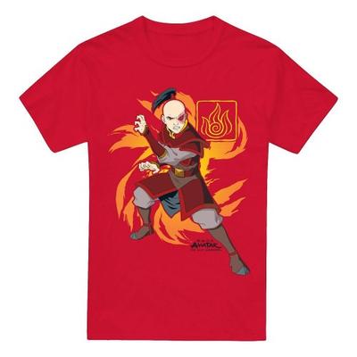 Avatar: The Last Airbender Mens Flame Burst Zuko T-Shirt