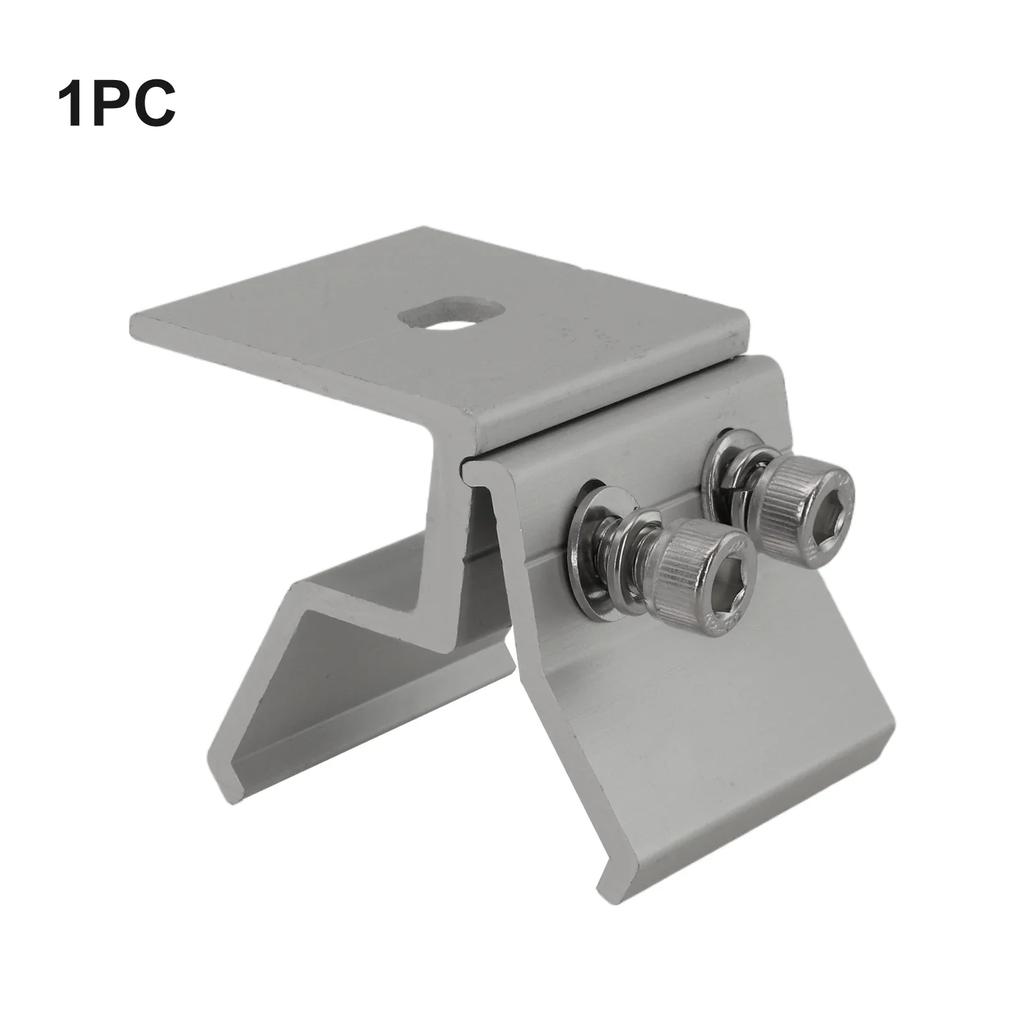 Set of 14 Aluminium Standing Seam Clamps for Solar Panel Installation On Standing Seam Roofs with Stainless Steel Screws