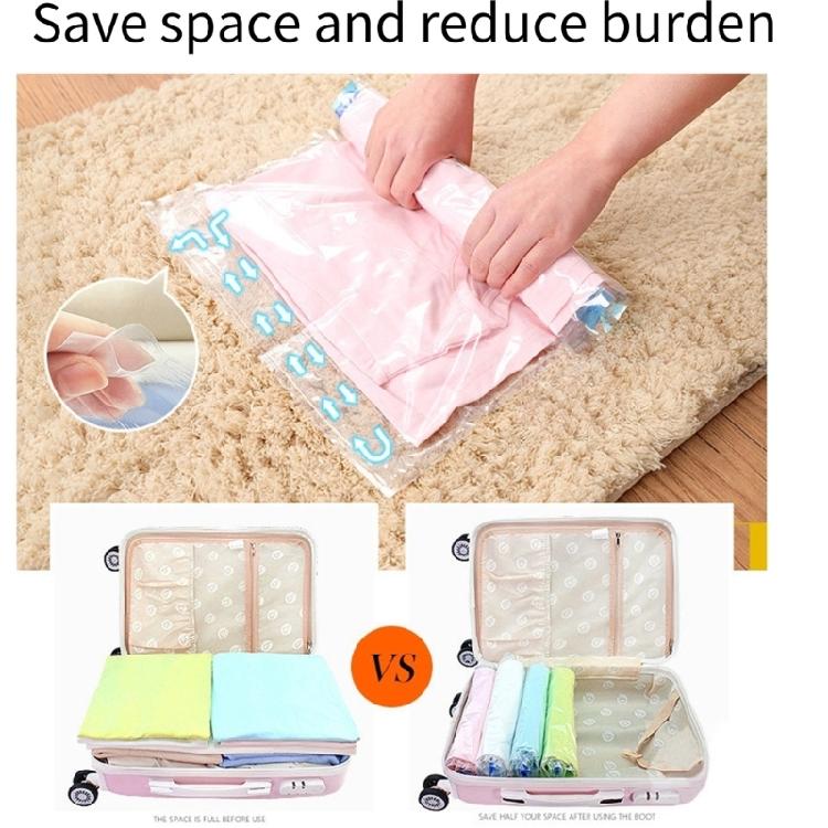 Travel Essential Compression Bags, Vacuum Packing Space Saver Zipper Bag