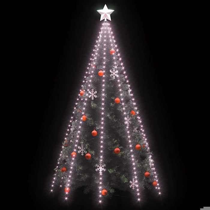VidaXL Guirlande Lumineuse Filet d'Arbre de Noël 400 LED Lumière de Décoration Sapin de Noel Salon Maison Intérieur Jardin 51282