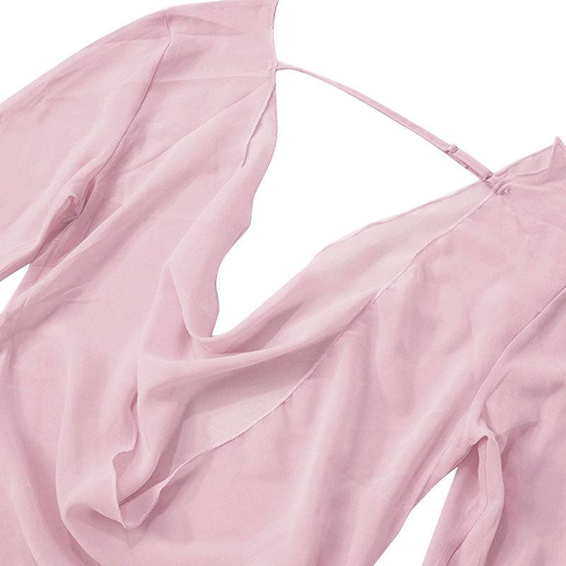 Frühjahr 2025 Damen Polyester V-Ausschnitt Bodycon Kleid: Schicker und sexy Stil für Society-Gäste