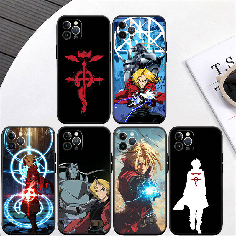 MH62 Fullmetal Alchemist Phone Shell Case for iPhone 7 8 11 12 13 14 15 16 17 16E XS Pro Max XR X SE Air