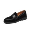Fashion New Spring Sheep Suede Women Shoes Retro Round Toe Loafers Casual Thick Heel Slip-On Shoes for Women Zapatos Mujer Women Pumps