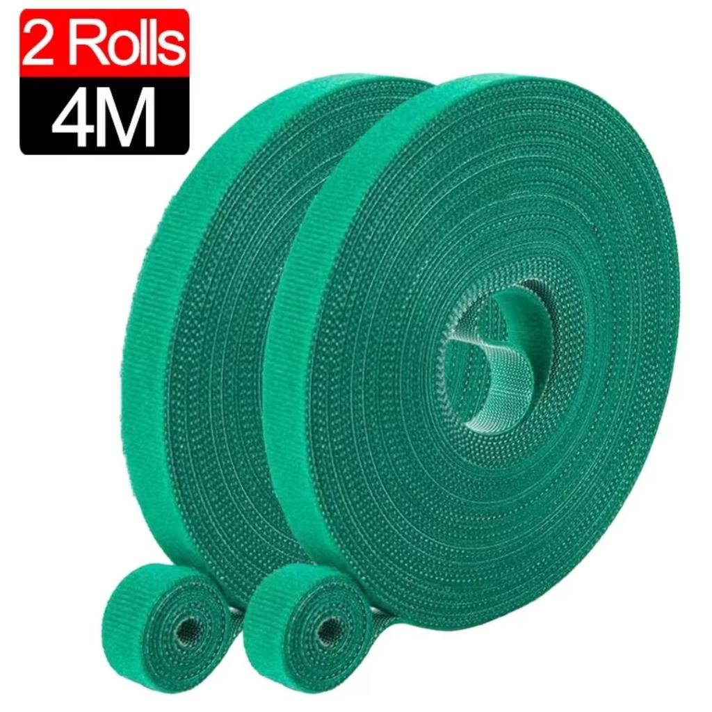1-10 Rolls Green Garden Twine Plant Ties Nylon Plant Bandage Garden Hook Loop Bamboo Canl E Wrap Support Garden Accessories