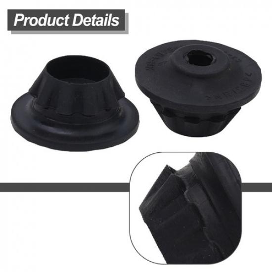 Rubber Mat Practical Kit Rubber For Nissan Radiator Mount Replacement Black