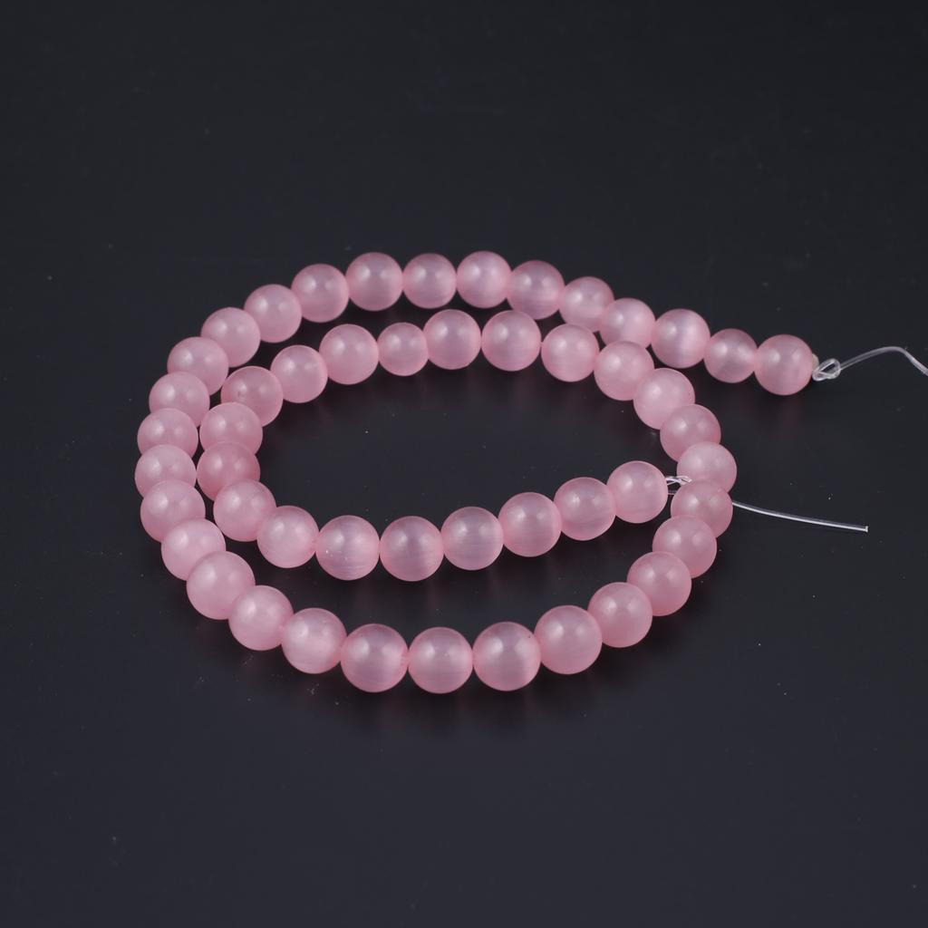 Koraliki Opal Naturalny Kamień Opal Okrągły Koralik Izolacyjny 8mm Do Wyrobu Biżuterii DIY Bransoletka Naszyjnik Kolczyki długość 38cm