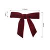 12pcs Christmas Velvet Bows for Crafts Xmas Twist Tie Bows Ribbon Bowknot Christmas DIY Craft Sewing Scrapbooking Gift Wrapping