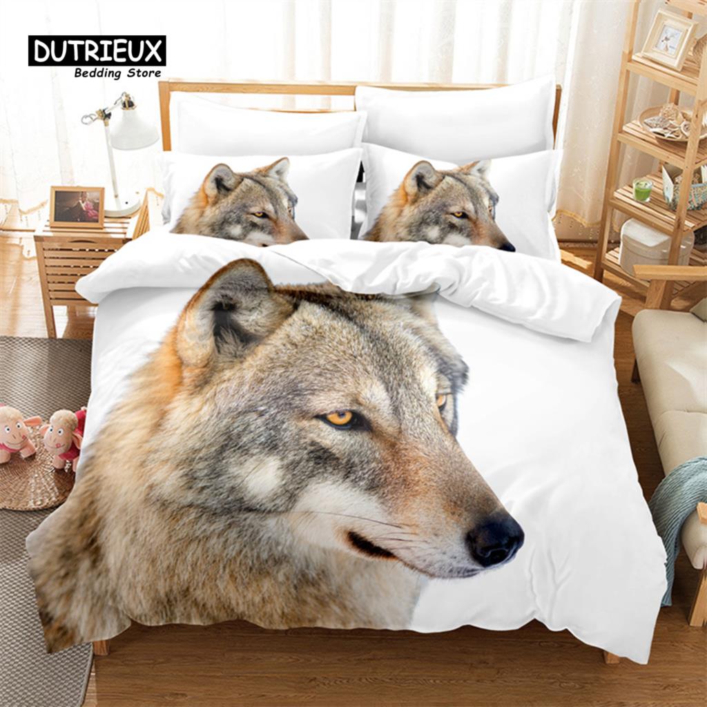Animal Duvet Cover Set, Fashion Horse Bedding Set, Soft Comfortable Breathable Duvet Cover, For Bedroom Guest Room Decor