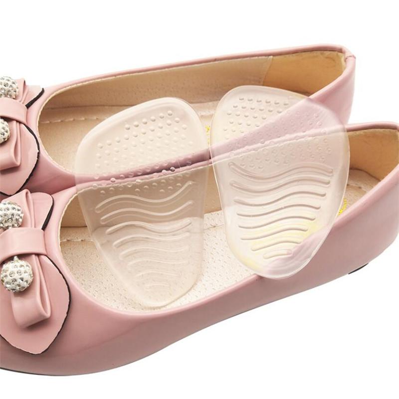 Silicone Gel Insoles for Women Shoes High Heels Sandals Non-slip Foot Pain Relief Half Sole Pads Insert Forefoot Cushion Insole