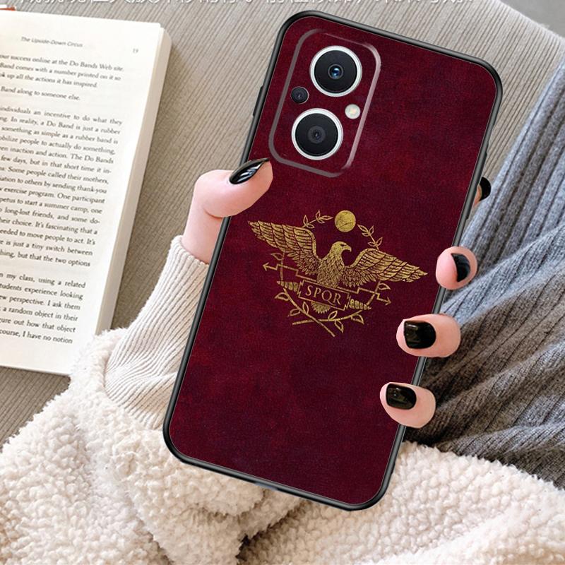 SPQR Roman Imperial Legion Case For OPPO Reno 12 F 13 13F 11F 8T 7 8 10 Pro OPPO Find X8 Pro X6 X3 X5 Lite Cover Fundas