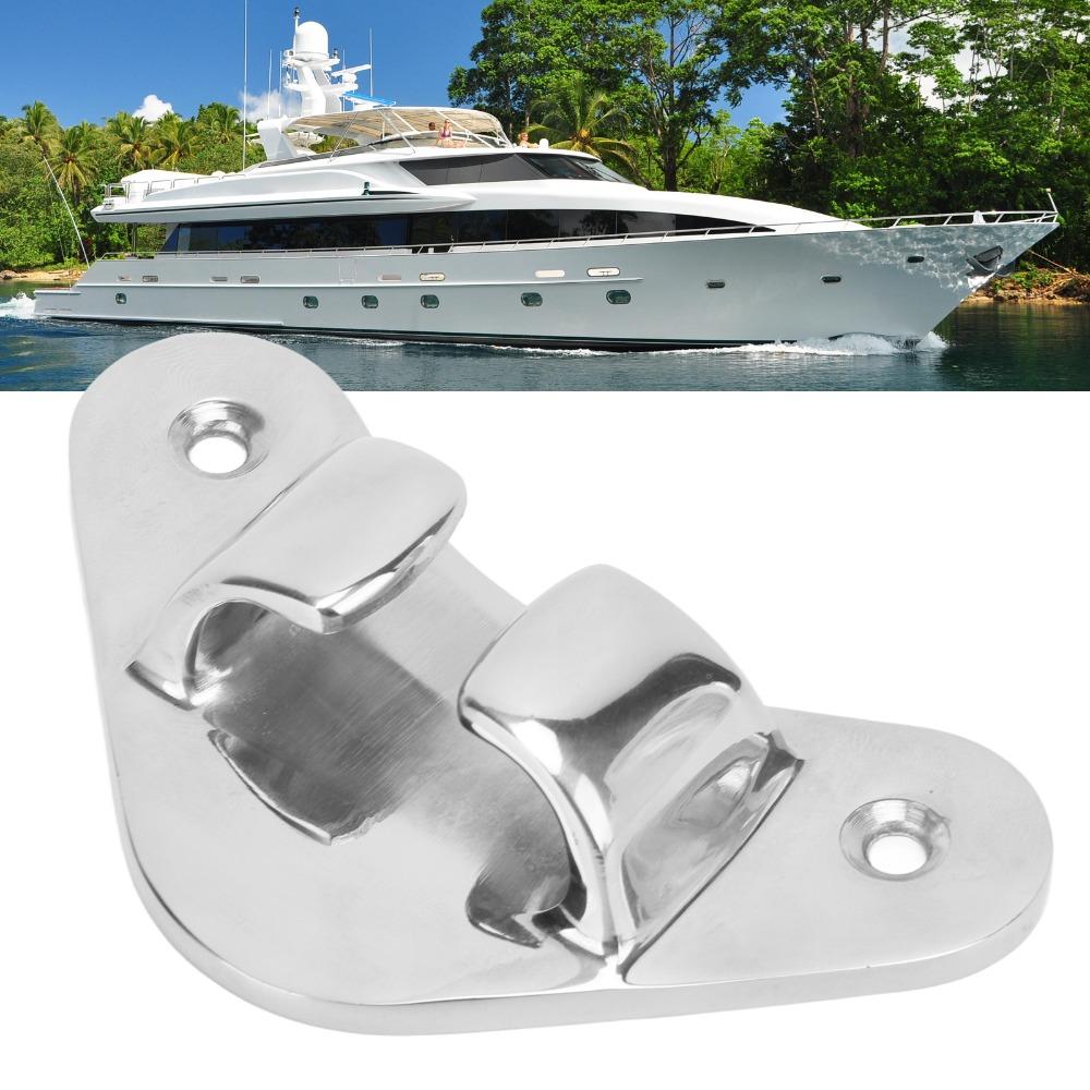 Finely Polished Straight Bow Cleat Chock Corrosion Resistant Boat Line Chock For Yacht
