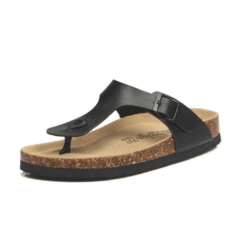 Fashion 18 Color Big Size 35-45 New Beach Cork Flip Flops Slippers Casual Summer Women Beach Slippers Flip Flops