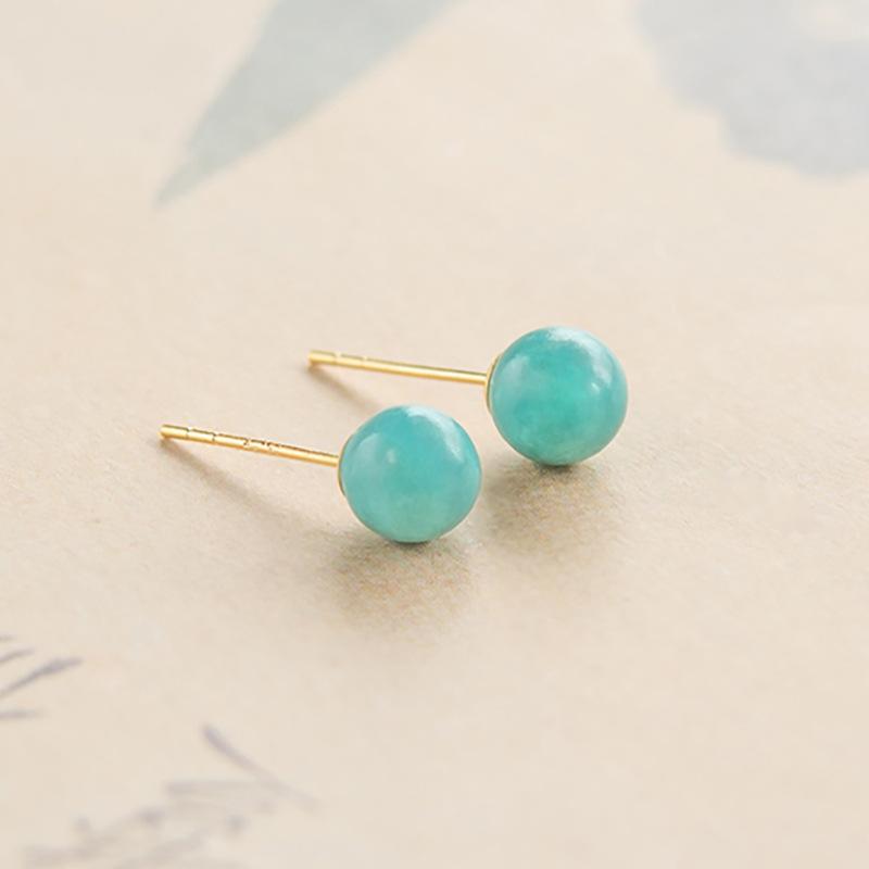 

Уникальные бирюзовые серьги с мини-серьгами из голубых драгоценных камней, изысканные простые стильные украшения