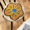 Lovely Tufting Seat Cushion Soft Round Square Floral Coffee Egg Chair Sofa Pad Home Office Warm Decor for Autumn Winter 40x40cm