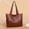 Women's new fashiable shoulder bag, large capacity tote bag, square bag, versatile trendy solid color bag
