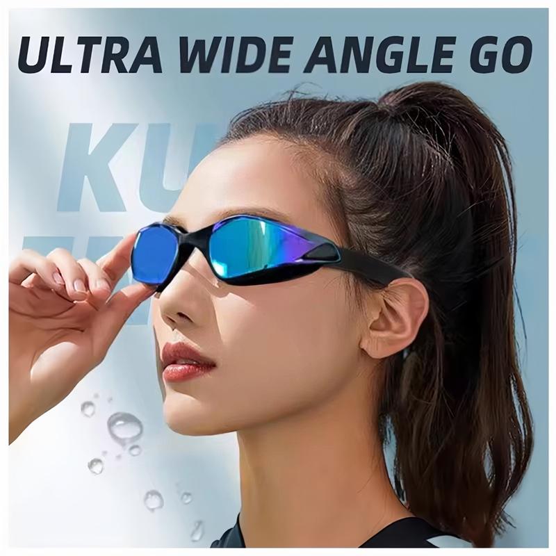 Occhialini da Nuoto da Corsa alla Moda Montatura Piccola Occhiali per Acqua Impermeabili Regolabili Adulto Silicone Antiappannamento Lenti Rivestite Anti-UV
