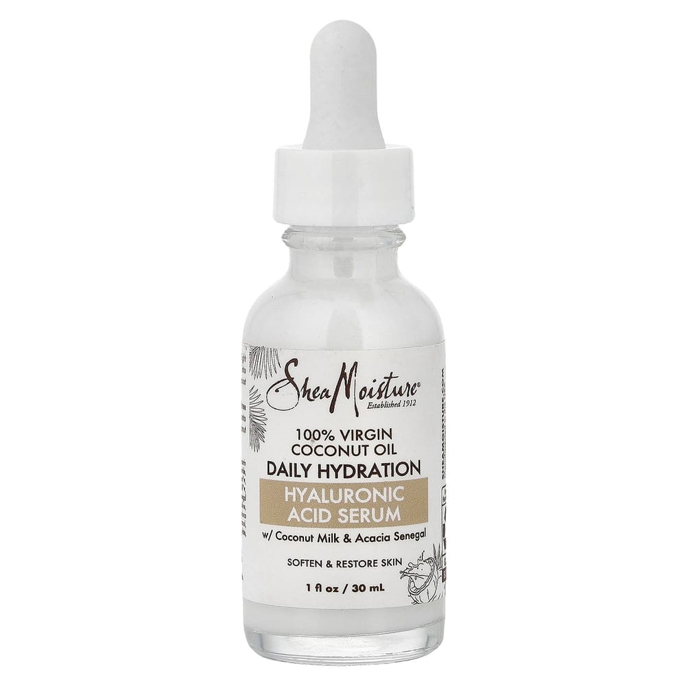 SheaMoisture 100% Virgin Coconut Oil Daily Hydration Hyaluronic Acid Serum 30ml (1 fl oz) 30ml - 1 ea
