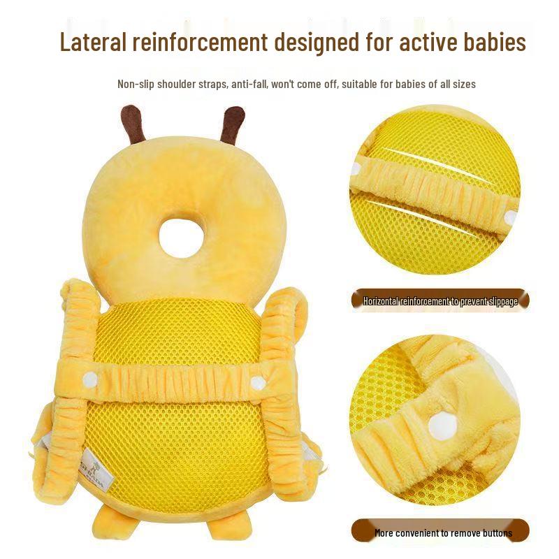 Almofada Protetora de Cabeça Anti-Queda para Bebês & Chapéu Almofadado para Apoio de Cabeça ao Aprender a Andar