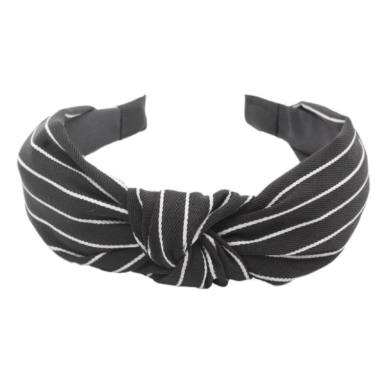 

Минималистичные женские повязки на голову с полосатым принтом и узлом из ткани, женские повседневные аксессуары для покупок