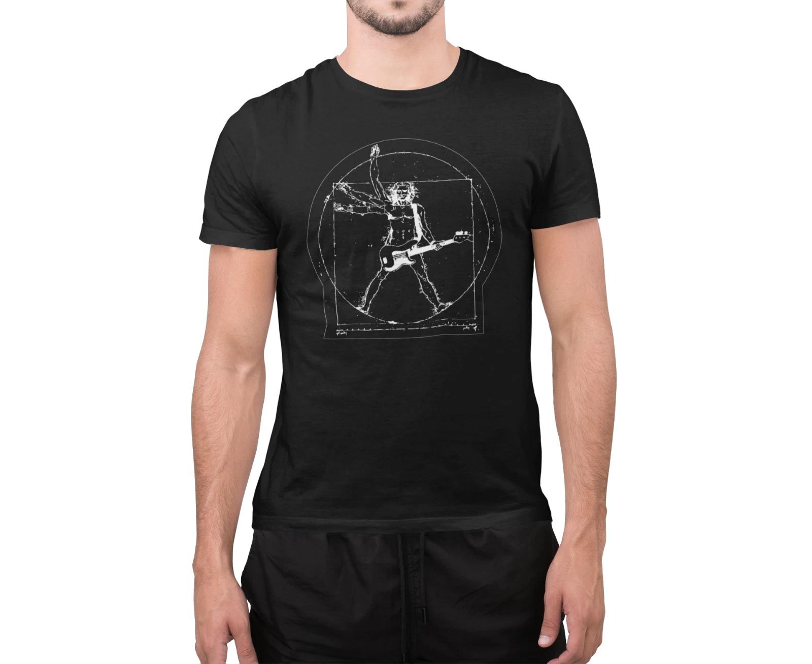Leonardo Da Vinci Guitarist Guitar Lovers T-Shirt M