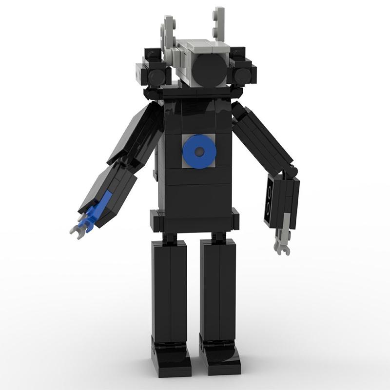 Star Sign Titan Surveillance Man Building Block Toy Set Desktop Decoration Plastic Material