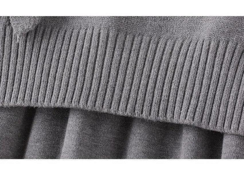 Autumn & Winter 2025 Women's Knit Vest & Skirt Set