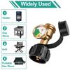 Adjustable QCC1 Propane Refill Adapter QCC1/Type Propane Tank Gauge  RV Use