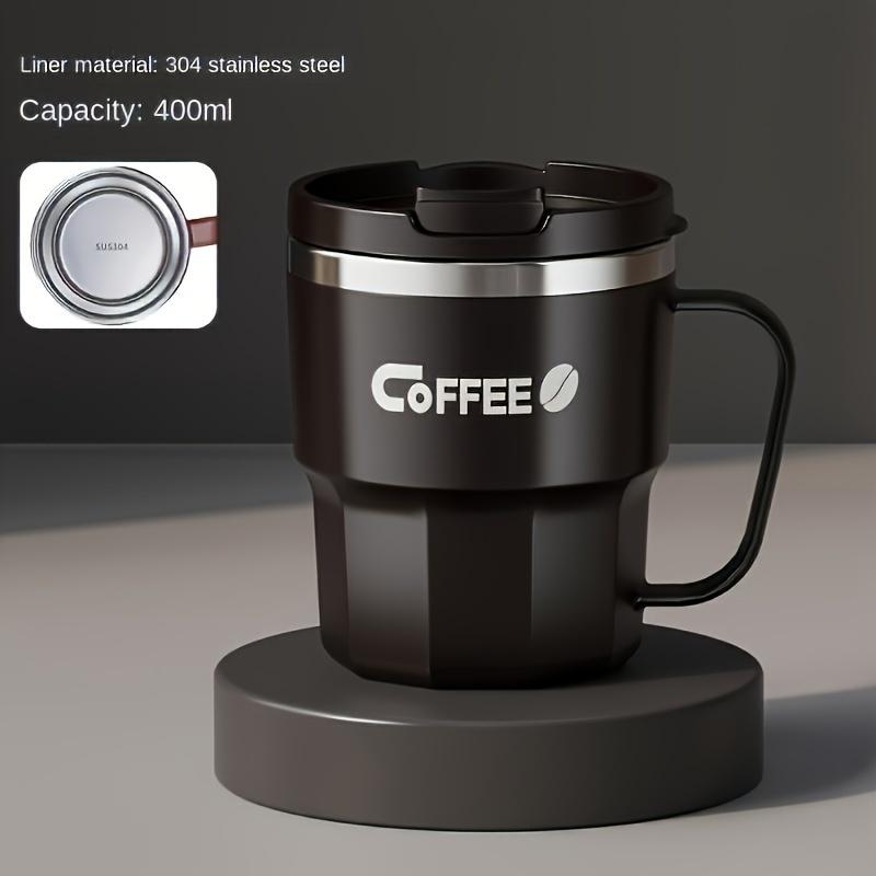 Hot Selling Insulated Cup, 304 Stainless Steel Water Cup, Household with Lid, Anti Drop Mug, Office Cup, Dormitory Cola Cup