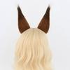 Plush Squirrel Ear Hairhoop for Women Girl Adjustable Anime Maid Headband Halloween Party Cosplay Costume Accessories
